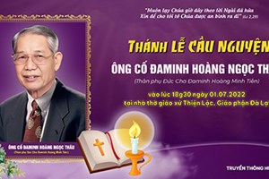 GP.Hưng Hóa - Trực tuyến và - Thánh lễ cầu nguyện cho ông cố Đaminh HOÀNG NGỌC THÂU, ngày 01.07.2022