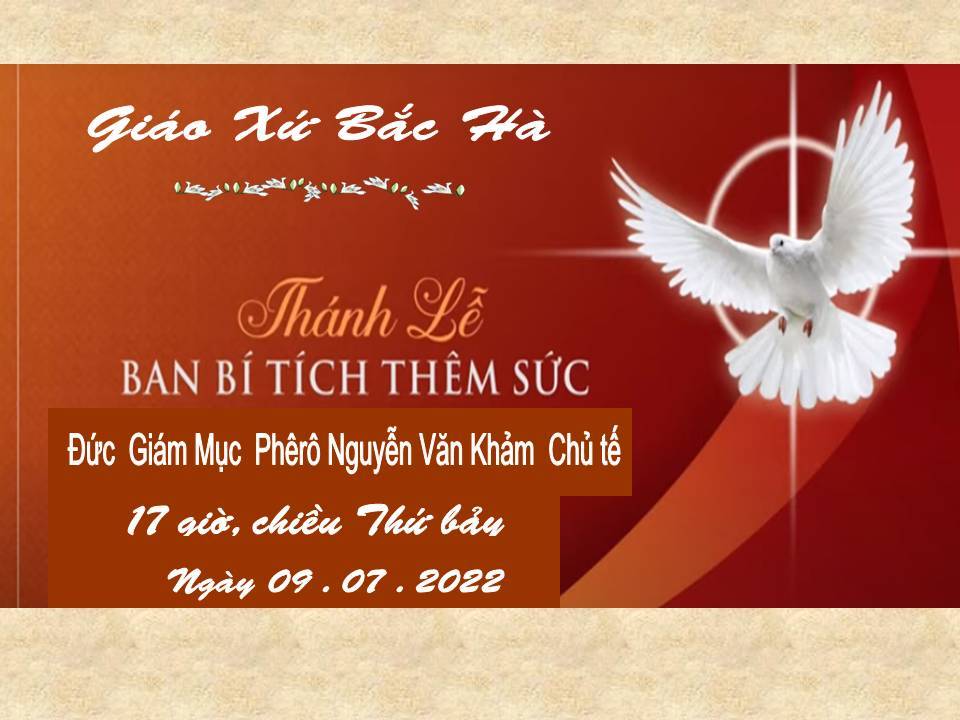 TGP.Sài Gòn - Giáo xứ Bắc Hà: Thánh lễ Ban Bí Tích Thêm Sức 9-7-2022