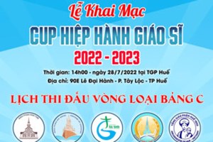 TGP.Huế - Lịch thi đấu Giải Bóng Đá Giáo Sĩ Việt Nam – Cúp Hiệp Hành 2022 – 2023