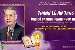 GP.Hưng Hóa - Trực tuyến - Thánh lễ an táng ông cố ĐAMINH HOÀNG NGỌC THÂU, thân phụ Đức cha Đaminh Hoàng Minh Tiến | 02.07.2022