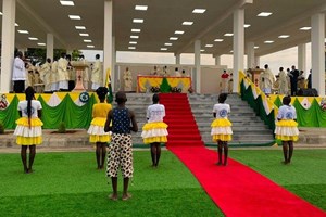 ĐHY Parolin cử hành Thánh lễ tại thủ đô Juba của Nam Sudan