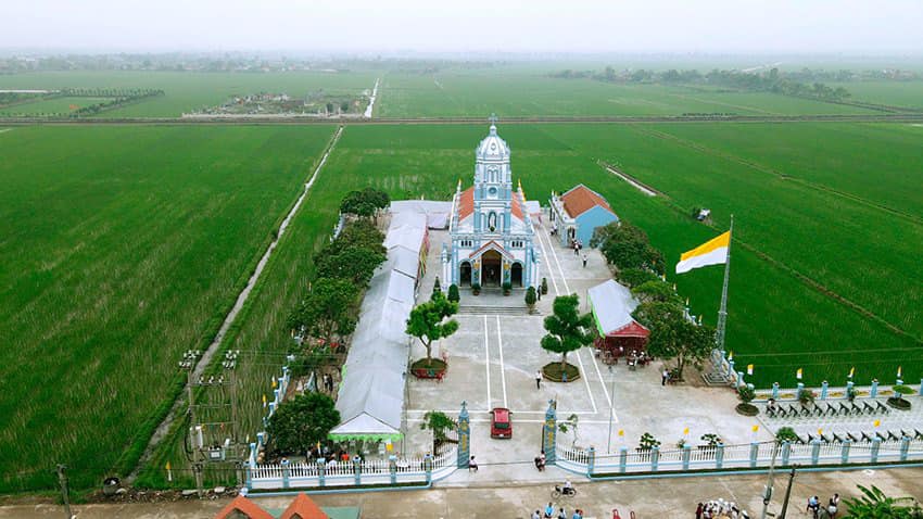 GP.Phát Diệm - Giáo họ Phát Tân-giáo xứ Phát Vinh: Thánh lễ tạ ơn làm phép nhà thờ mới