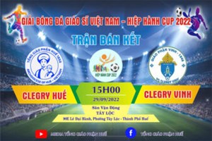 TGP.Huế - Trực tiếp: Trận bóng đá Clergy Huế – Clergy Vinh | Bán Kết – Cúp Hiệp Hành 2022
