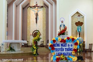 TGP.Sài Gòn - Giáo xứ Tân Chí Linh: Thánh lễ Mừng sinh nhật Đức Maria - ngày truyền thống của Legio 2022