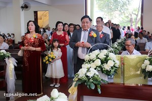 TGP.Sài Gòn - Giáo xứ Tân Chí Linh: Thánh lễ kỷ niệm Hôn phối ngày 1-1-2023