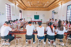 GP.Bắc Ninh - Ra mắt Ban điều hành Hiệp đoàn Thiếu nhi Thánh Tâm Chúa Giêsu Bắc Giang nhiệm kì 2023 – 2026