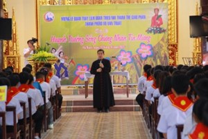 GP.Hưng Hóa - Liên đoàn Thiếu nhi Thánh Thể Giáo phận mừng lễ Quan thầy tại giáo xứ Hà Thạch