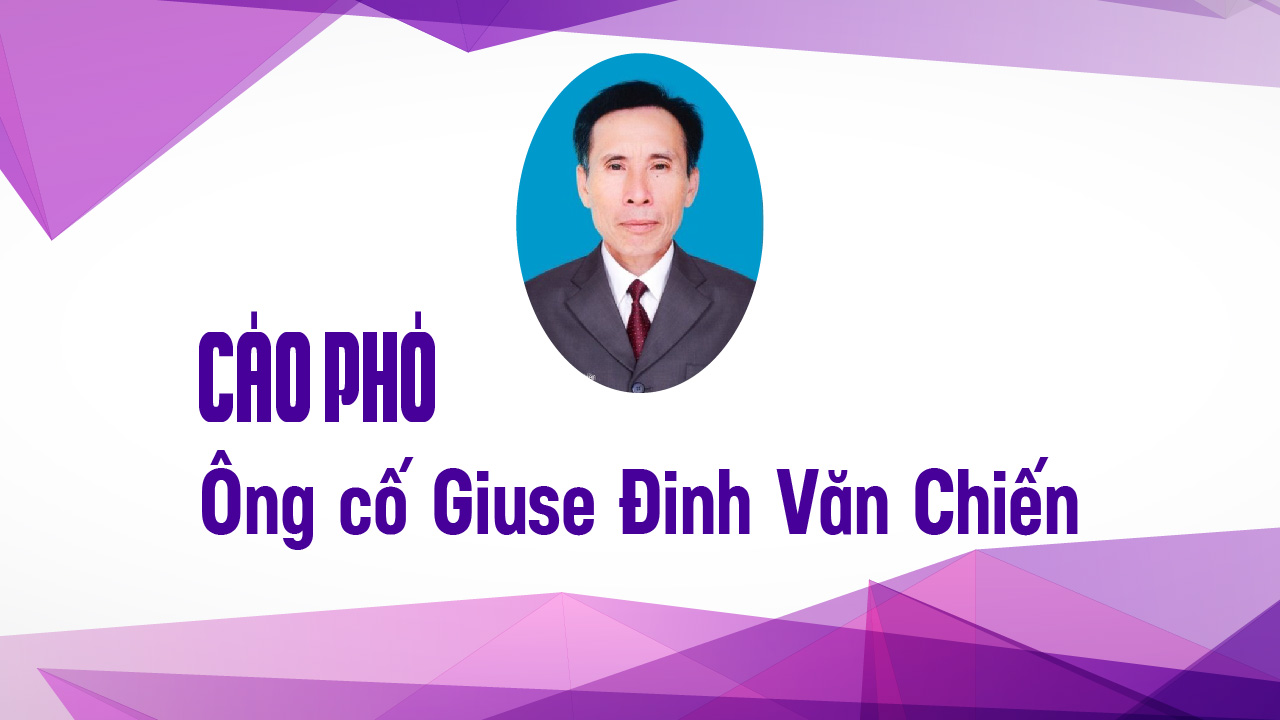 GP.Bắc Ninh - Cáo phó ông cố Giuse Đinh Văn Chiến