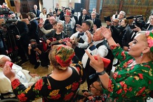 Đức Thánh Cha gặp người nghèo và người tị nạn tại Nhà thờ thánh Elisabeth của Hungary