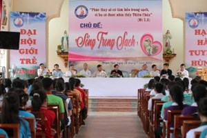 GP.Hưng Hóa - Đại hội Giới trẻ Giáo hạt Hà Tuyên Hùng lần thứ 5 với chủ đề “SỐNG TRONG SẠCH”