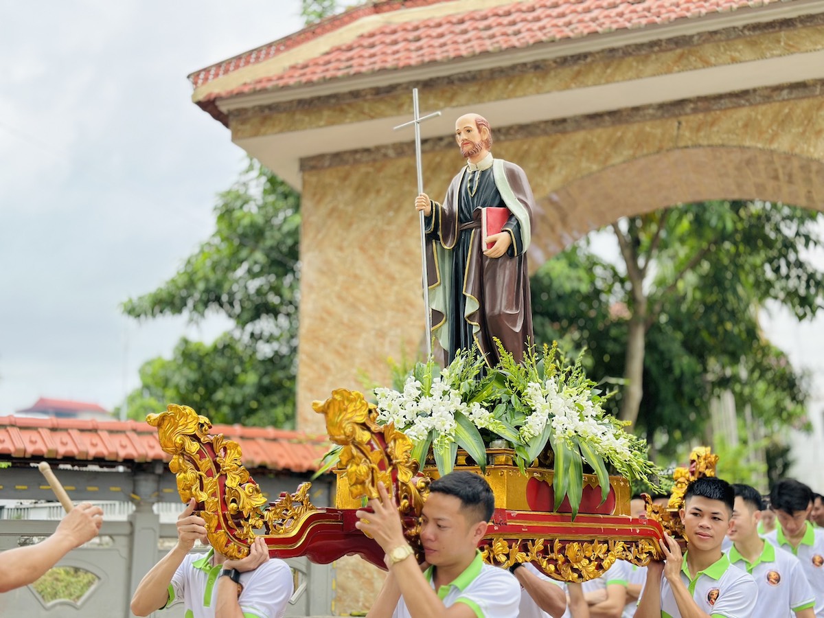 GP.Bắc Ninh - Giáo xứ Mỹ Lộc mừng kính thánh quan thầy Inhaxiô