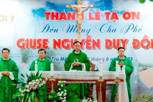 GP.Hưng Hóa - Giáo xứ Trù Mật hân hoan đón mừng cha phó Giuse Nguyễn Duy Đồng