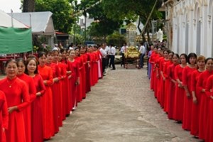 GP.Hưng Hóa - Ca đoàn giáo xứ Thủy Trạm mừng lễ Quan thầy và kỷ niệm 60 năm ngày thành lập