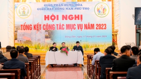 GP.Hưng Hóa - Giáo hạt Đông Nam Phú Thọ: Hội nghị tổng kết công tác mục vụ năm 2023