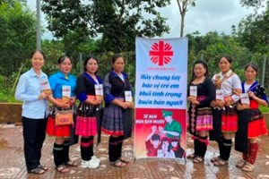 GP.Hưng Hóa - Caritas  – Truyền thông về bảo vệ ngôi nhà chung và phòng chống nạn buôn người tại Giáo xứ Nậm Pồ, tỉnh Điện Biên