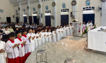 GP.Hưng Hóa - Giáo Xứ Gia Thanh: Nghi Thức Tiếp Nhận Và Ra Mắt Lễ Sinh