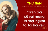 Thứ Năm tuần 31 Thường niên năm I - Thiên Chúa giàu lòng thương xót (Lc 15,1-10)