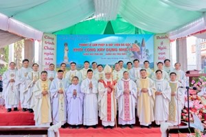 GP.Hưng Hóa - Thánh Lễ Khởi Công Xây Dựng Nhà Thờ Giáo Họ Tân An