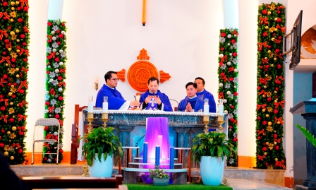 GP.Hưng Hóa - Giáo xứ Điện Biên Hành hương Năm Thánh về Nhà thờ Đá Sa Pa – Hành trình đức tin trong Mùa Vọng hồng phúc