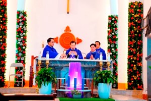 GP.Hưng Hóa - Giáo xứ Điện Biên Hành hương Năm Thánh về Nhà thờ Đá Sa Pa – Hành trình đức tin trong Mùa Vọng hồng phúc