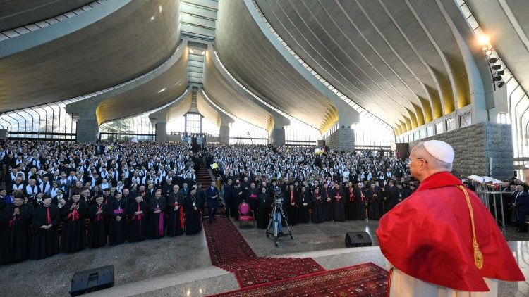 [Tông du Libăng] Bài giảng của ĐTC Lêô XIV trong cuộc gặp gỡ các GMLMTS Libăng