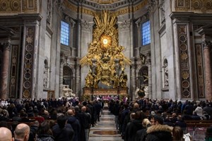 Đức Tổng Giám mục Edgar Parra chủ tế Thánh lễ mừng Chúa Giáng Sinh dành cho các nhân viên Vatican