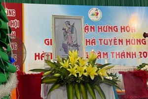 GP.Hưng Hóa - Giáo xứ Sông Chảy cử hành Thánh lễ Chúa Nhật IV Mùa Vọng và lễ kính Thánh Phêrô Trương Văn Thi