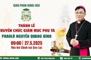 GP.Hưng Hóa - Trực Tuyến] Thánh Lễ Truyền Chức Giám Mục Phaolô Nguyễn Quang Đĩnh | Gp Hưng Hoá
