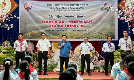 GP.Hưng Hóa - Khai Mạc Sa Mạc Huấn Luyện Dự Trưởng - Huynh Trưởng Hiệp Đoàn Lào Cai Tại Giáo xứ Sapa