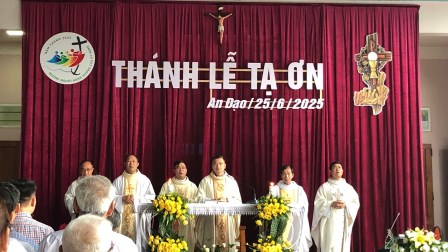 GP.Hưng Hóa - Giáo Họ An Đạo Hân Hoan Tạ Ơn: Khánh Thành Nhà Mái Vòm Và Trùng Tu Tượng Đài Thánh Giuse