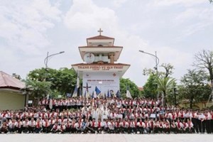 GP.Hưng Hóa - Huynh – Dự Trưởng Hiệp Đoàn Louis Gonzaga, Giáo Hạt Đông Nam Phú Thọ Mừng Lễ Quan Thầy Và Hành Hương Năm Thánh Tại Giáo Xứ Hà Thạch
