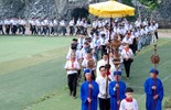 GP.Hưng Hóa - Thiếu nhi Giáo lý cấp II Cụm Dư Ba - Ngô Xá Hành Hương Năm Thánh tại Nhà Thờ Yên Tập