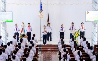 GP.Hưng Hóa - Hiệp Đoàn Phêrô Néron Bắc – Giáo Hạt Tây Bắc Phú Thọ: Khai Mạc Khóa Huấn Luyện Dự Trưởng Hừng Đông 44 Tại Giáo Xứ Mộ Xuân