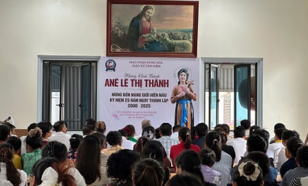 GP.Hưng Hóa - Giáo Xứ Cần Kiệm Mừng Lễ Thánh Anê Lê Thị Thành – 25 Năm Hội Hiền Mẫu Đồng Hành Trong Đức Tin