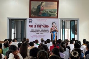 GP.Hưng Hóa - Giáo Xứ Cần Kiệm Mừng Lễ Thánh Anê Lê Thị Thành – 25 Năm Hội Hiền Mẫu Đồng Hành Trong Đức Tin