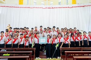 GP.Hưng Hóa - Hiệp Đoàn Tây Bắc Phú Thọ: Khoá Huấn Luyện Dự Trưởng HỪNG ĐÔNG 45 - Chiếu Sáng Tại Giáo Xứ Ro Lục