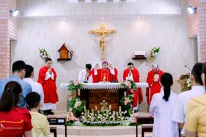 GP.Hưng Hóa - Gặp Mặt Di Dân 4 Giáo Xứ Thuộc Giáo Phận  Tại Miền Nam, Mừng Kính Hai Thánh Phêrô Và Phaolô