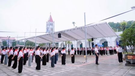 GP.Hưng Hóa - Hiệp Đoàn Thánh Louis Gonzaga Giáo Hạt Đông Nam Phú Thọ: Khai Mạc Sa Mạc Huấn Luyện Huynh Trưởng Cấp I Tại Giáo Xứ Đồng Xa