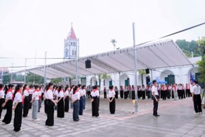 GP.Hưng Hóa - Hiệp Đoàn Thánh Louis Gonzaga Giáo Hạt Đông Nam Phú Thọ: Khai Mạc Sa Mạc Huấn Luyện Huynh Trưởng Cấp I Tại Giáo Xứ Đồng Xa