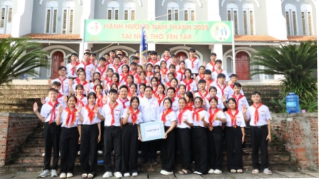 GP.Hưng Hóa - Huynh Trưởng - Dự Trưởng Hiệp Đoàn Thánh Néron Bắc Giáo hạt Tây Bắc Phú Thọ mừng lễ Quan thầy và Hành hương Năm Thánh tại nhà thờ Yên Tập