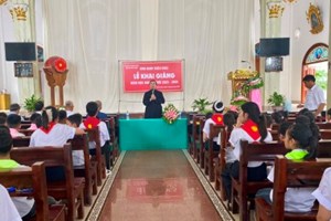 GP.Hưng Hóa - Giáo Xứ Thủy Trạm: Thánh Lễ Tạ Ơn Khai Giảng Năm Học Giáo Lý 2025-2026 Và Vinh Danh Các Em Học Sinh Giỏi Các Cấp