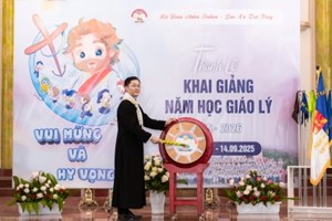 GP.Hưng Hóa - Giáo Xứ Trại Vàng Khai Giảng Năm Học Giáo Lý 2025–2026 Với Chủ Đề “Vui Mừng Và Hy Vọng”