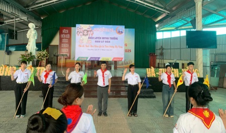 GP.Hưng Hóa - Hiệp Đoàn TNTT Giáo Hạt Hà Tuyên Hùng Khai Mạc Khóa Huấn Luyện Huynh Trưởng Giáo Lý Viên Tại Giáo Xứ Sông Chảy