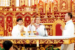 GP.Hưng Hóa - Giáo xứ Bãi Dòng: Thánh lễ mừng kỷ niệm 8 năm Cung Hiến Thánh Đường