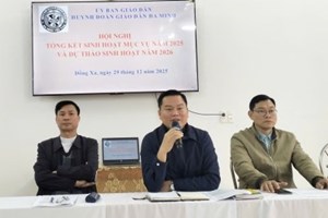 GP.Hưng Hóa - Huynh Đoàn Đaminh Giáo Phận  Hội Nghị Tổng Kết Sinh Hoạt Mục Vụ Năm 2025 Và Dự Thảo Sinh Hoạt Năm 2026