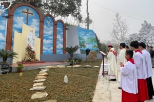 GP.Hưng Hóa - Thánh lễ tạ ơn và làm phép tượng đài Đức Mẹ tại Giáo họ Đại Lịch - Giáo xứ Mỹ Hưng