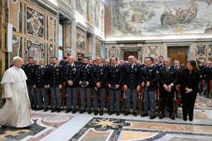 ĐTC Lêô XIV tiếp kiến và cám ơn Phân bộ cảnh sát Ý cạnh Vatican