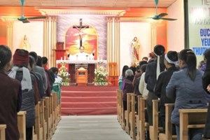 GP.Hưng Hóa - Giáo xứ Trại Sơn: Thánh lễ Mừng kính Đức Maria, Mẹ Thiên Chúa và Cầu nguyện cho Năm Mới 2026