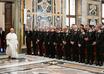 ĐTC Lêô XIV mời gọi lực lượng quân cảnh tỉnh Roma phục vụ theo tinh thần Tin Mừng