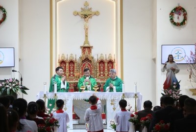 GP.Hưng Hóa - Giáo xứ Sơn Đông: Thánh lễ Tạ ơn mừng kỷ niệm hôn nhân – Chứng tá tình yêu trung tín trong ngày Valentine